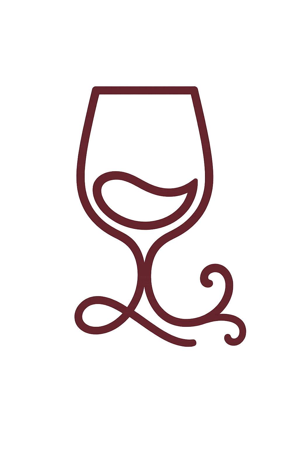 Taça de Vinho Elegante